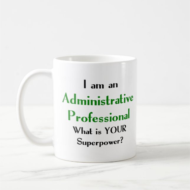 administrative professional coffee mug (Left)