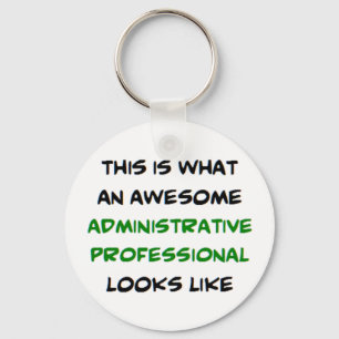administrative professional coffee mug keychain