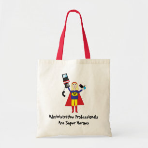 Administrative Professional Super Hero (Blonde) Ba Tote Bag