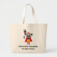 Administrative Professional Super Hero (Brunette)