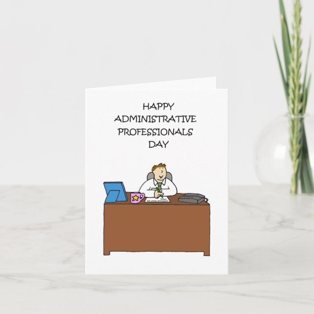 Administrative Professionals Day For Him Card (Front)