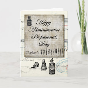 Administrative Professionals Day Thank You Custom Card