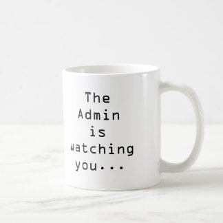 Admins et tasse de suzerains de bureau