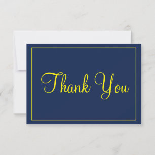 Admirable Thank You Blue and Yellow