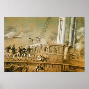 Admiral Amedee Anatole Courbet Poster