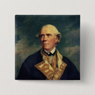 Admiral Barrington 1779 2 Inch Square Button