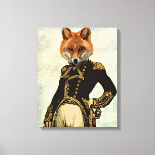 Admiral Fox Full Canvas Print