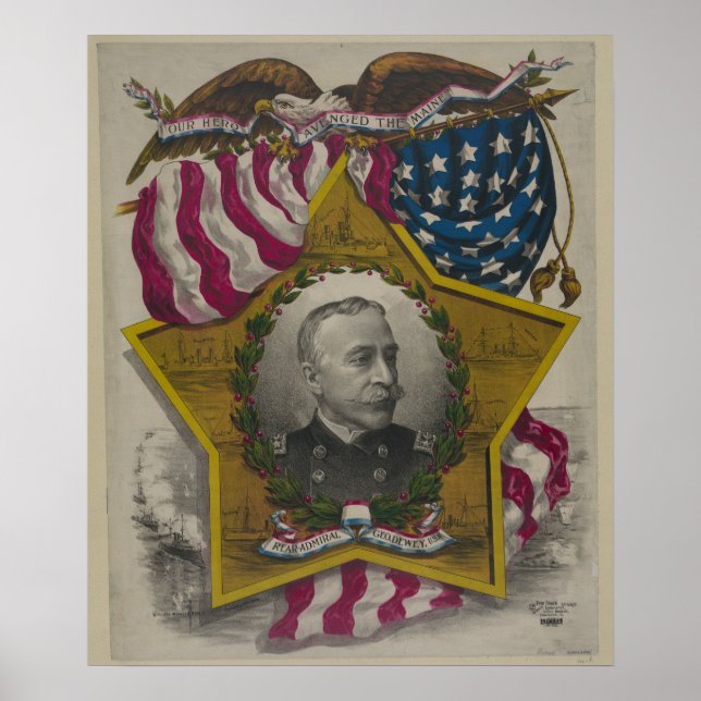 Admiral George Dewey Poster (Front)