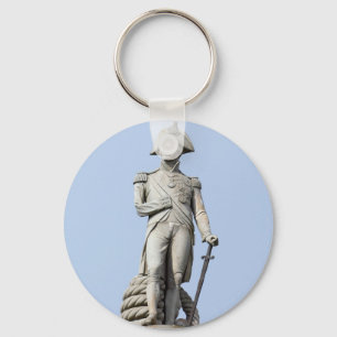Admiral Nelson - Great Britons - Pro photo Keychain