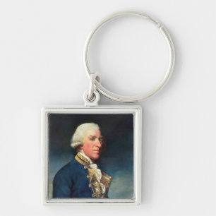 Admiral Samuel Hood, 1st Viscount Hood  1784 Keychain