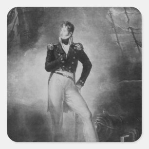 Admiral Thomas Cochrane Square Sticker
