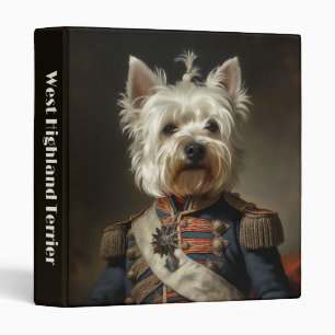 Admiral West Highland Terrier Binder