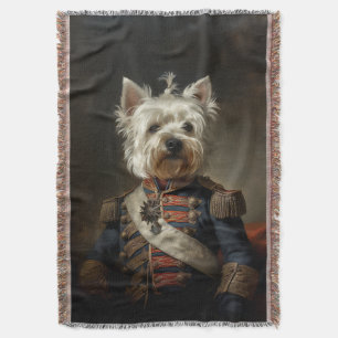 Admiral West Highland Terrier Throw Blanket