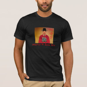 Admiral Yi Soon shin Hangul Black T-Shirt