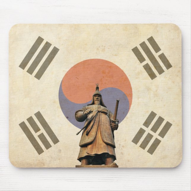 Admiral Yi Soon shin Statue Mousepad (Front)