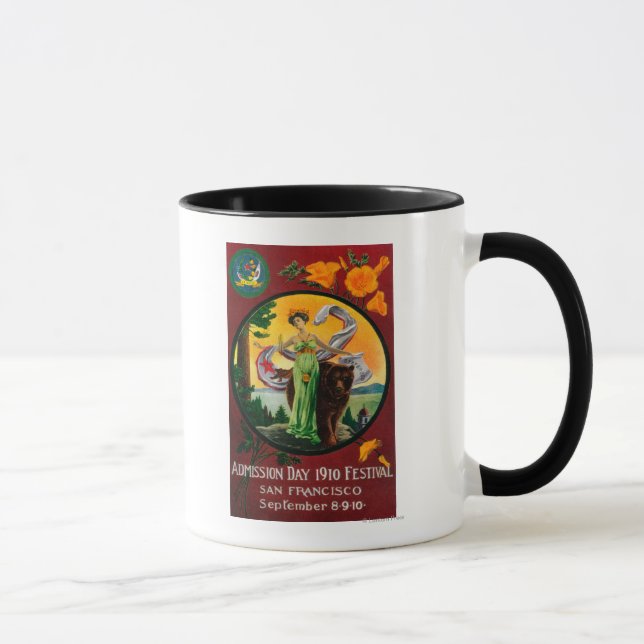 Admission Day Advertisment, State Festival 2 Mug (Right)