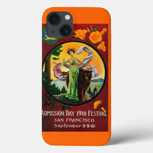 Admission Day Advertisment, State Festival Case-Mate iPhone Case (Back)