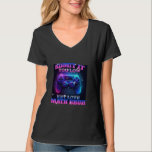 Admit It You Low Key Love Math Bruh Retro Math Tea T-Shirt<br><div class="desc">Admit It You Low Key Love Math Bruh Retro Math Teacher Gamer</div>
