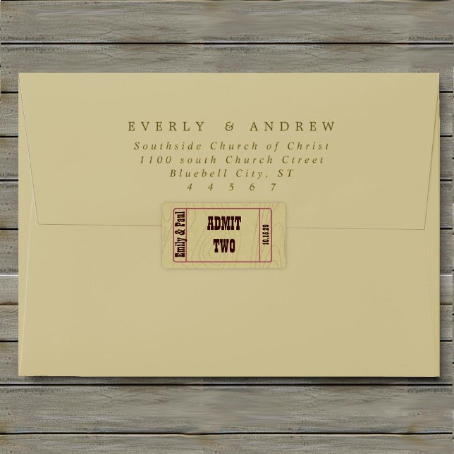 Admit Two Save the Date Label (Creator Uploaded)