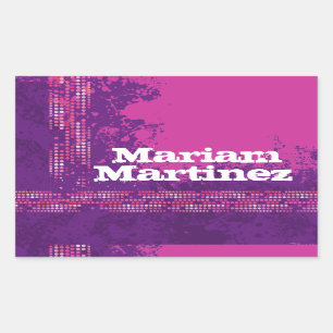 Ado fille nom sport violet rose id étiquette autoc