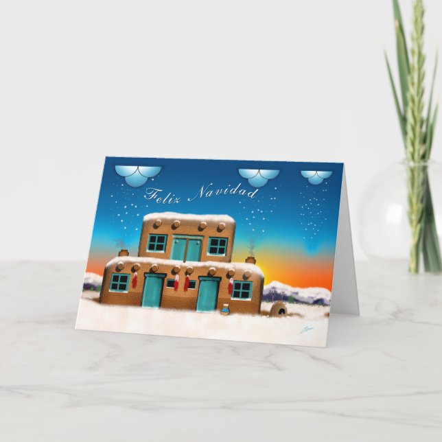 Adobe Casa Christmas Holiday Card (Front)