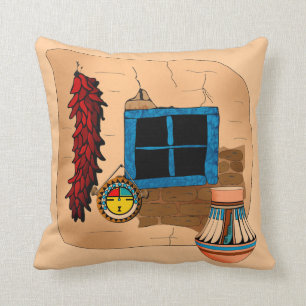 Adobe Casa Throw Pillow