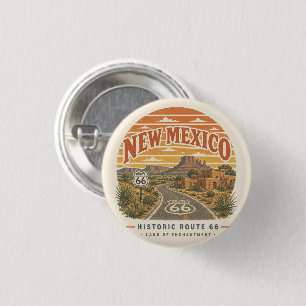 Adobe Mesa Route 66 Désert Badge Art