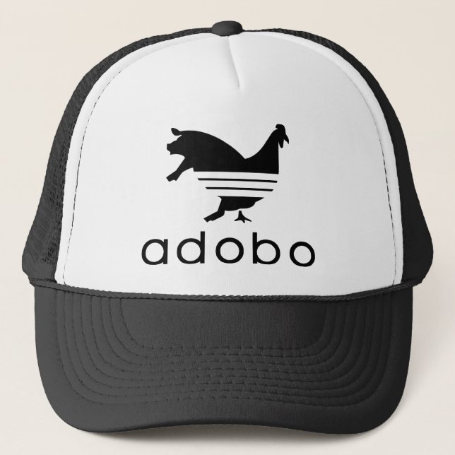 Adobo Chicken Pork Trucker Hat (Front)