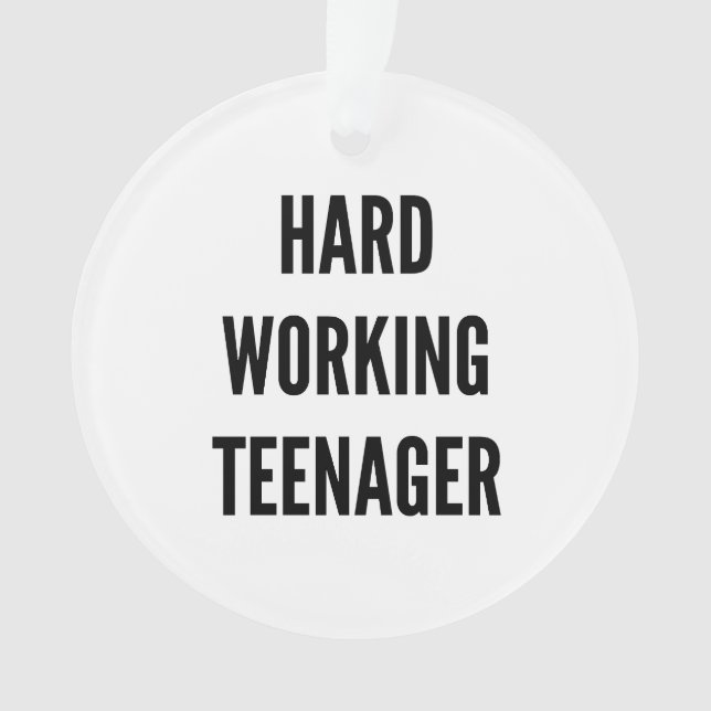 Adolescent travailleur (devant)
