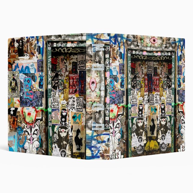 Adolescents Kid Graffiti City Classeur Carnet Scho (Arrière-plan)