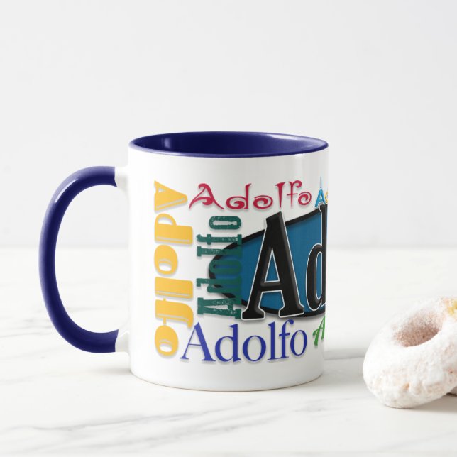 Adolfo Coffee Mug (With Donut)