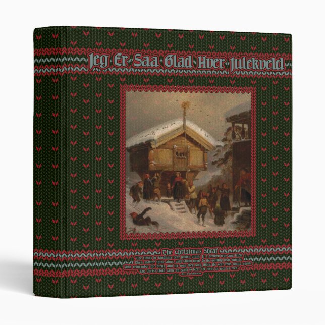 Adolph Tidemand Norsk juleskikk Binder (Front/Spine)