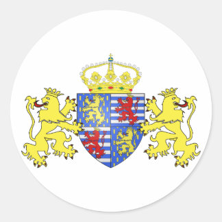 Adolphe Ier de Nassau Luxembourg , Netherlands Classic Round Sticker