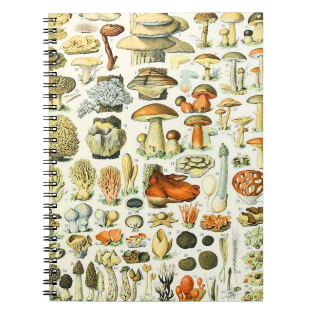 Adolphe Millot mushroom Notebook (Front)