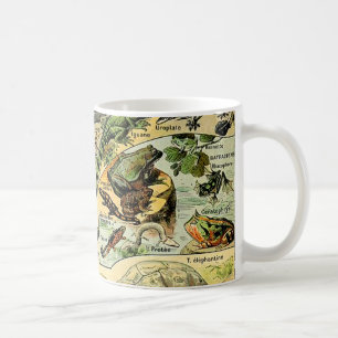 Adolphe Millot Reptiles 2 Café Mug