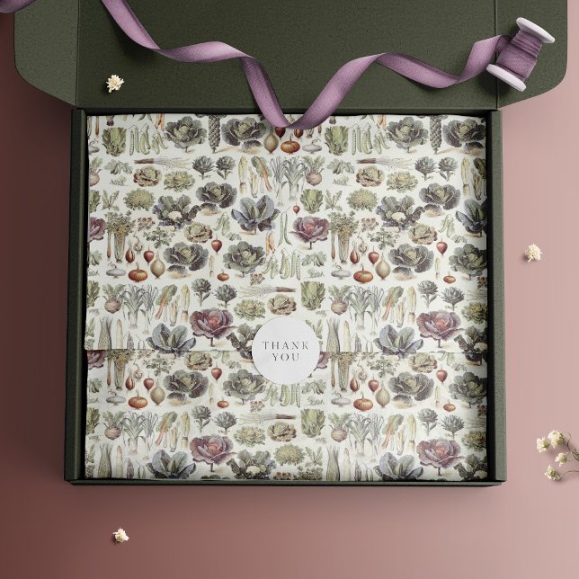 Adolphe Millot Vegetable Pattern Wrapping Paper (Creator Uploaded)