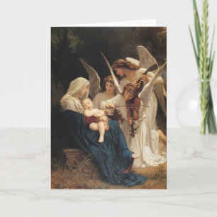 Adolphe-William Bouguereau. Song of the Angels Card