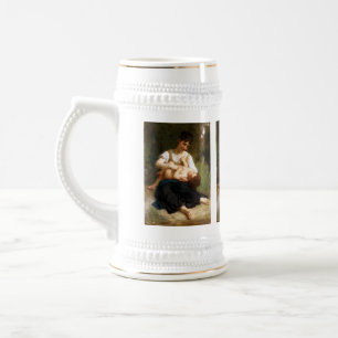 Adolphus Child And Teen by William Bouguereau Beer Stein