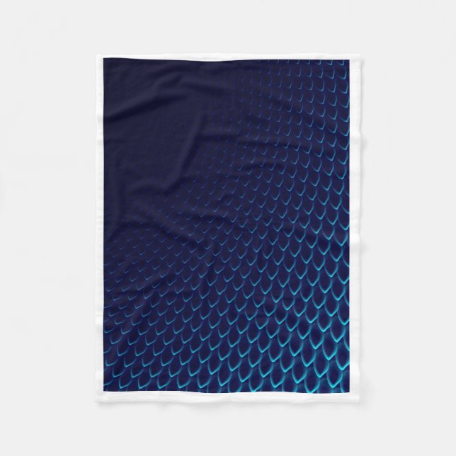 ADOM Blue Dragon Scales Art Blanket (Front)