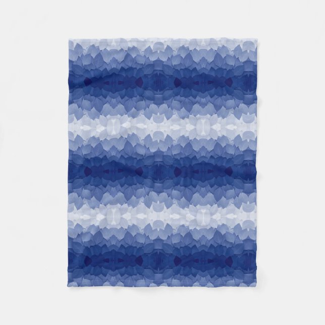 ADOM Blue Leaf Symmetry Blanket (Front)