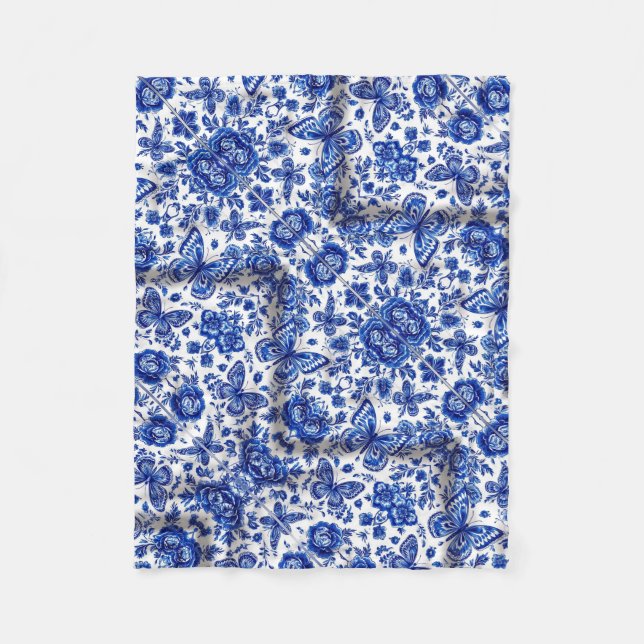 ADOM Classic Blue Porcelain Blanket (Front)
