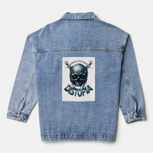 ADOM "Embrace the Chaos" Women's Tee Denim Jacket