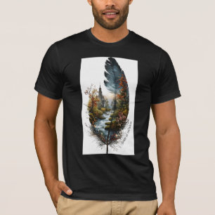 ADOM "Enchanted Feather" T-shirt graphique pour ho