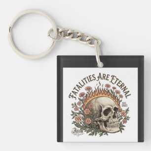 ADOM "Fatalities Are Eternal" Women's Tee Keychain