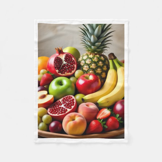 ADOM Fresh Fruit Basket Blanket (Front)
