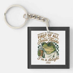 ADOM "Jesus Thinks I'm A Delight" Women's Tee Keychain