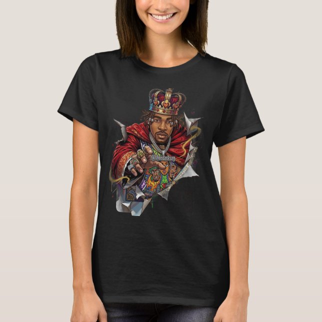 ADOM King Playing Card T-Shirt (Front)