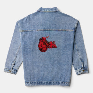 ADOM "MLS School" Women's Graphic T-Shirt Denim Jacket