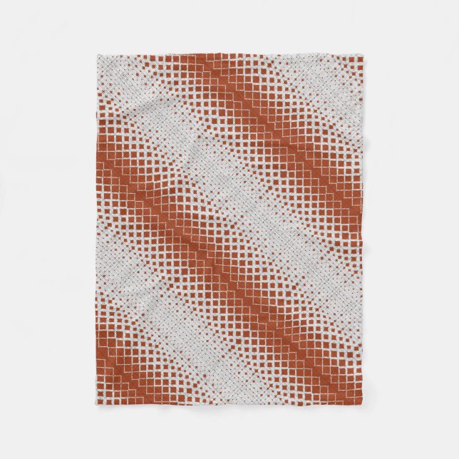 ADOM Orange Halftone Diagonal Blanket (Front)