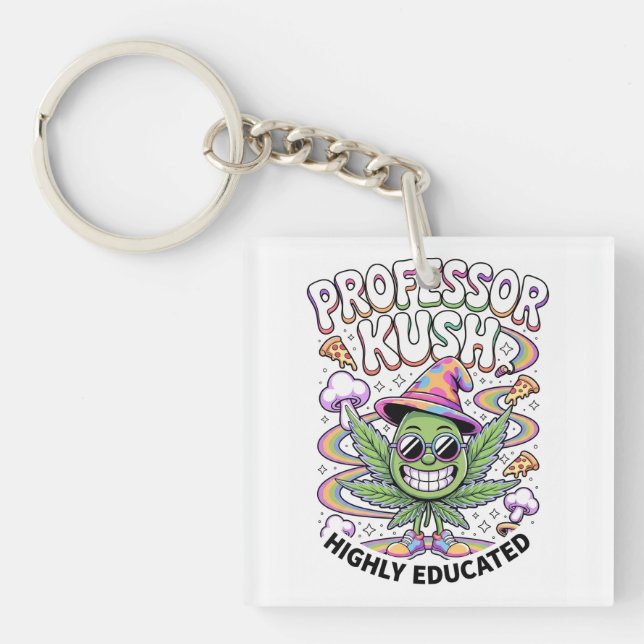 ADOM "Professor Kush" Women's Graphic Tee Keychain (Front)